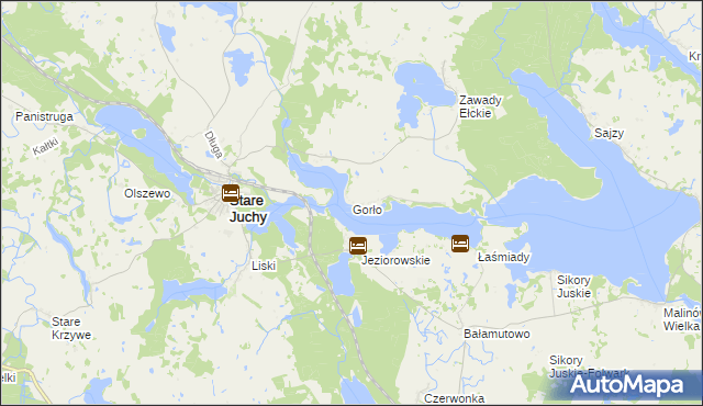 mapa Gorło, Gorło na mapie Targeo