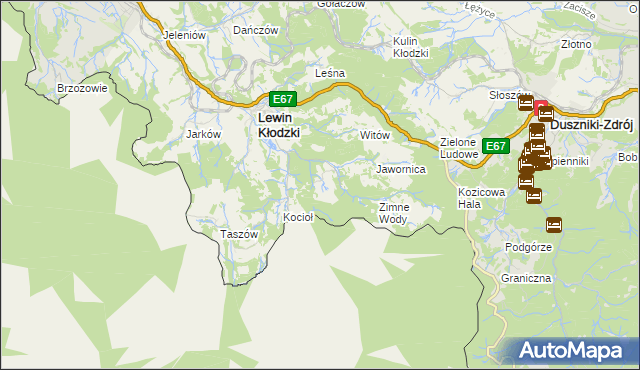 mapa Jerzykowice Małe, Jerzykowice Małe na mapie Targeo