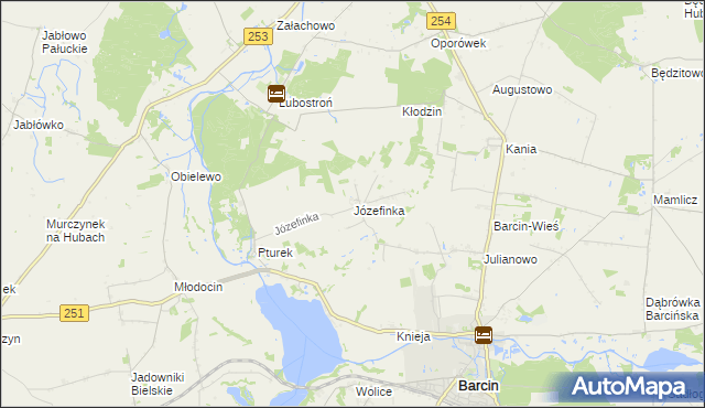 mapa Józefinka, Józefinka na mapie Targeo