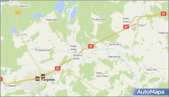 mapa Kopanica gmina Siedlec, Kopanica gmina Siedlec na mapie Targeo