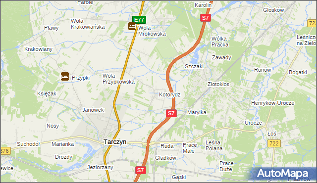 mapa Kotorydz, Kotorydz na mapie Targeo