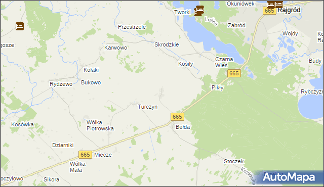 mapa Łazarze, Łazarze na mapie Targeo