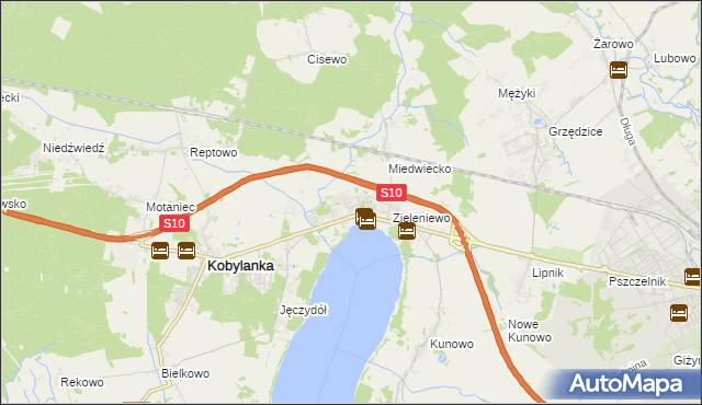 mapa Morzyczyn gmina Kobylanka, Morzyczyn gmina Kobylanka na mapie Targeo