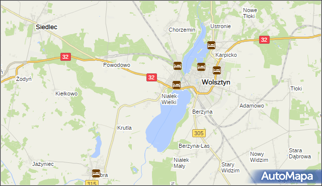 mapa Niałek Wielki, Niałek Wielki na mapie Targeo