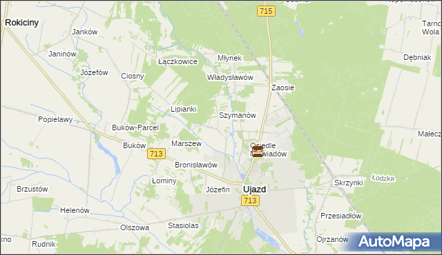 mapa Niewiadów PGR, Niewiadów PGR na mapie Targeo