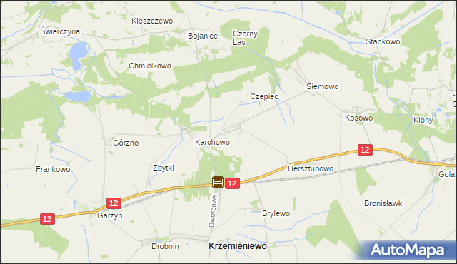 mapa Nowy Belęcin, Nowy Belęcin na mapie Targeo