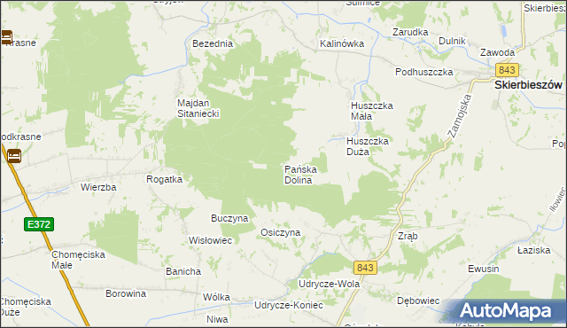 mapa Pańska Dolina, Pańska Dolina na mapie Targeo