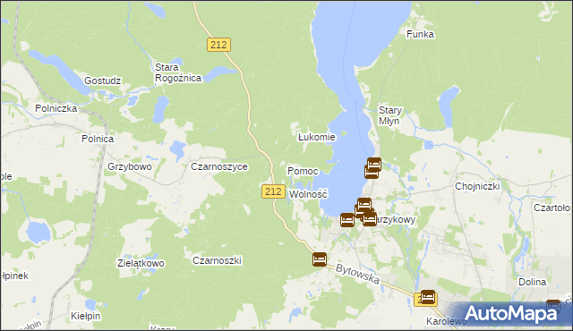 mapa Pomoc, Pomoc na mapie Targeo