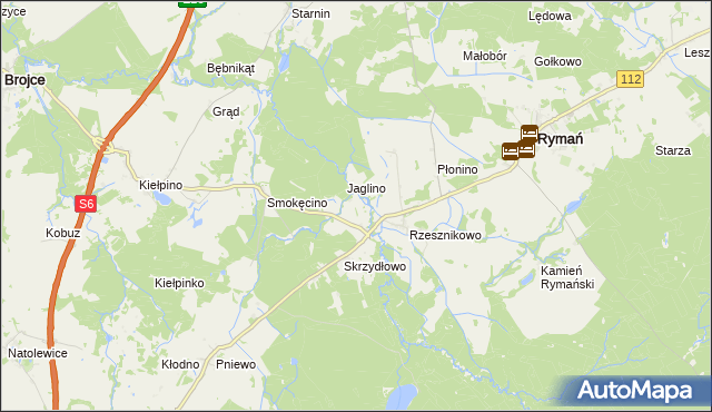 mapa Rzesznikówko, Rzesznikówko na mapie Targeo
