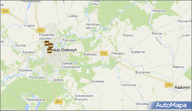 mapa Sadykierz gmina Golub-Dobrzyń, Sadykierz gmina Golub-Dobrzyń na mapie Targeo
