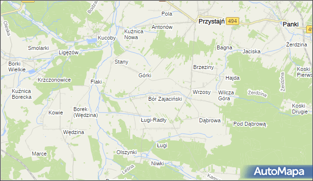 mapa Siekierowizna, Siekierowizna na mapie Targeo