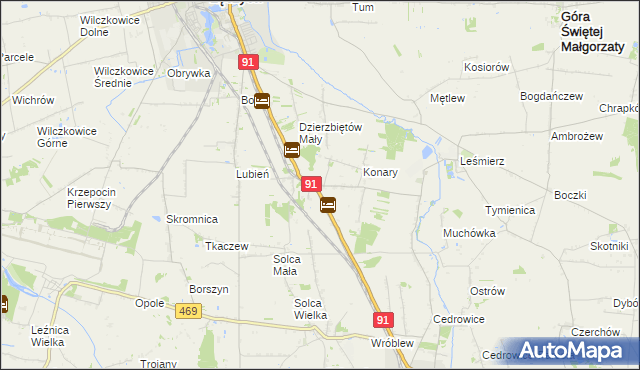 mapa Sierpów, Sierpów na mapie Targeo