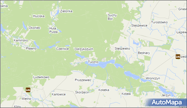 mapa Siodłowo, Siodłowo na mapie Targeo