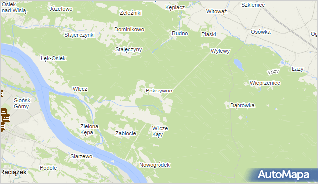 mapa Skwirynowo, Skwirynowo na mapie Targeo