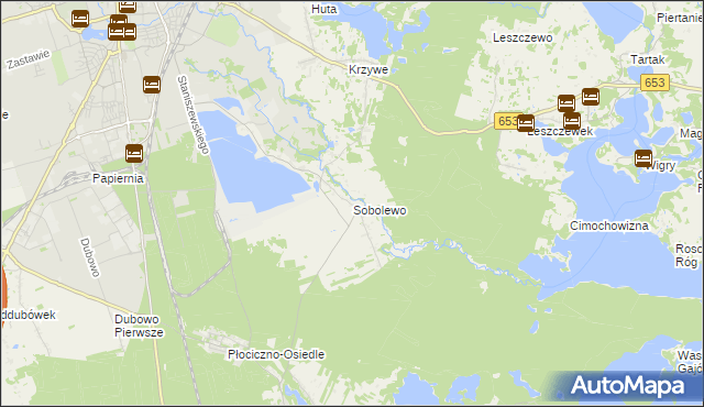 mapa Sobolewo gmina Suwałki, Sobolewo gmina Suwałki na mapie Targeo