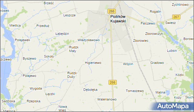 mapa Szewce gmina Piotrków Kujawski, Szewce gmina Piotrków Kujawski na mapie Targeo