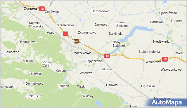 mapa Wygoda gmina Czernikowo, Wygoda gmina Czernikowo na mapie Targeo