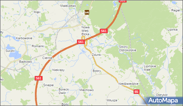 mapa Zdunki, Zdunki na mapie Targeo