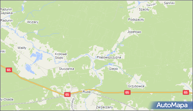 mapa Piłatowszczyzna, Piłatowszczyzna na mapie Targeo