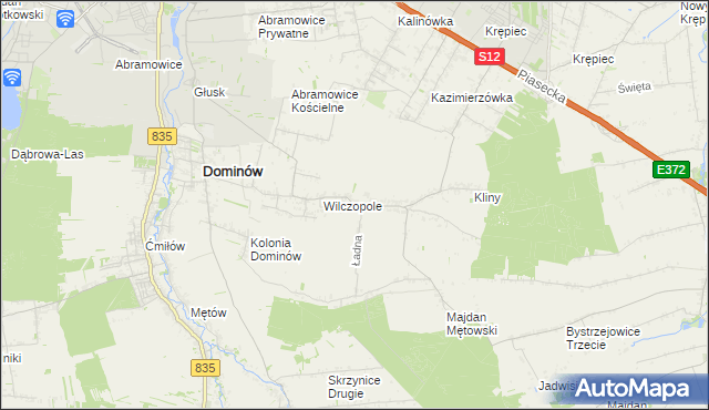 mapa Wilczopole-Kolonia, Wilczopole-Kolonia na mapie Targeo