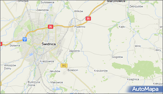 mapa Miłochów, Miłochów na mapie Targeo