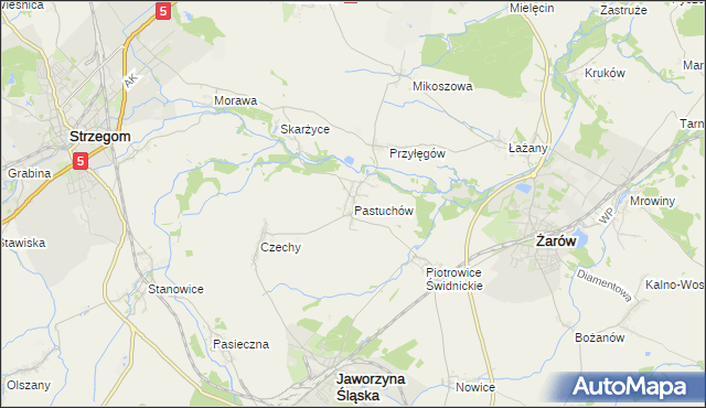 mapa Pastuchów, Pastuchów na mapie Targeo