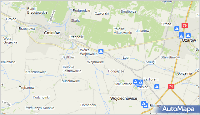 mapa Drygulec, Drygulec na mapie Targeo