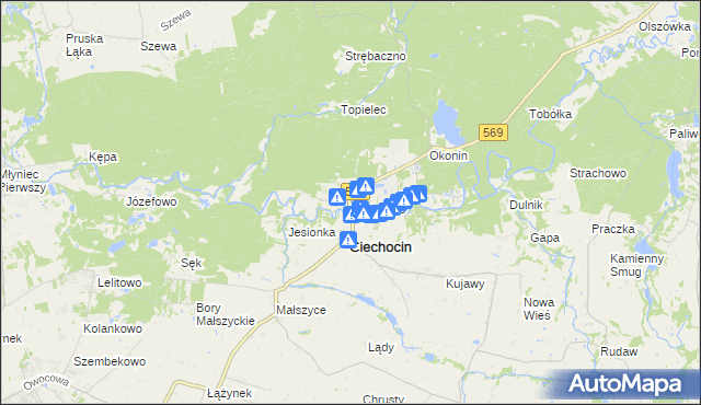 mapa Elgiszewo, Elgiszewo na mapie Targeo