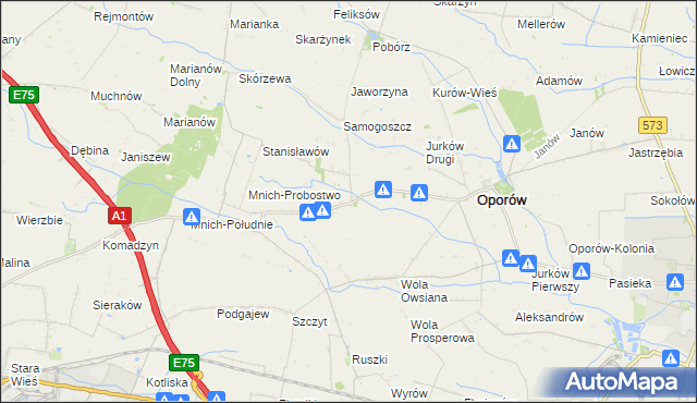 mapa Golędzkie, Golędzkie na mapie Targeo