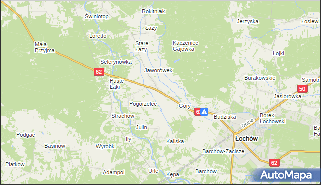 mapa Gwizdały, Gwizdały na mapie Targeo