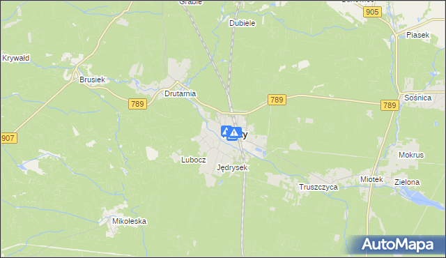 mapa Kalety powiat tarnogórski, Kalety powiat tarnogórski na mapie Targeo