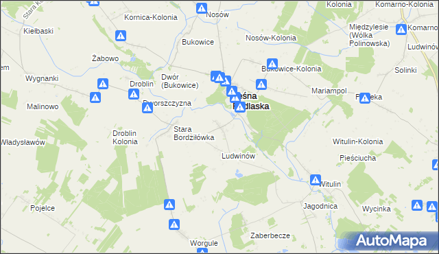 mapa Nowa Bordziłówka, Nowa Bordziłówka na mapie Targeo