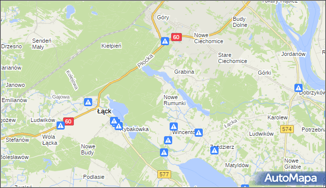 mapa Nowe Rumunki, Nowe Rumunki na mapie Targeo