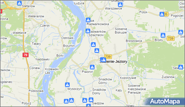 mapa Radwanków Królewski, Radwanków Królewski na mapie Targeo