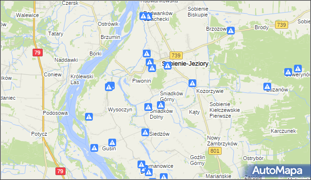 mapa Śniadków Górny A, Śniadków Górny A na mapie Targeo