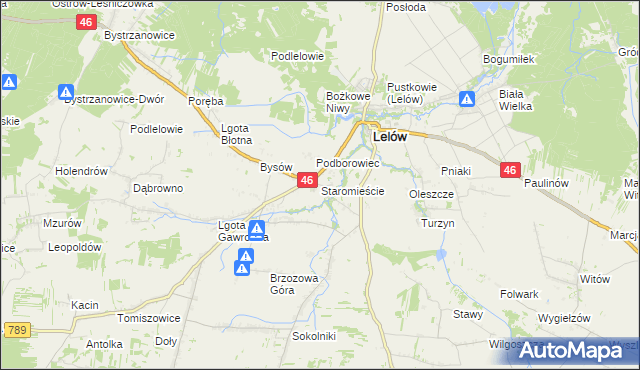 mapa Staromieście, Staromieście na mapie Targeo