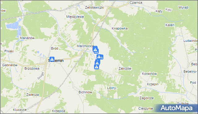 mapa Wałkonowy Dolne, Wałkonowy Dolne na mapie Targeo