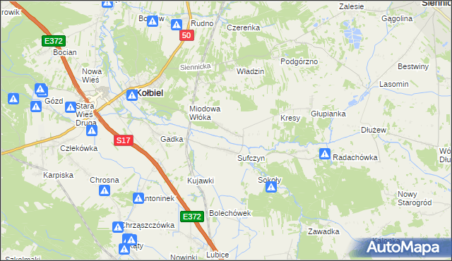 mapa Wola Sufczyńska, Wola Sufczyńska na mapie Targeo