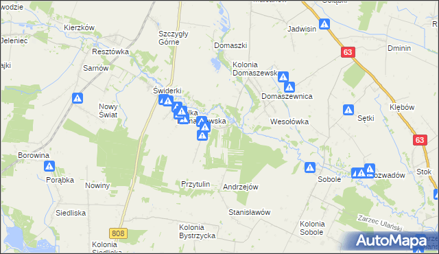 mapa Zofibór, Zofibór na mapie Targeo