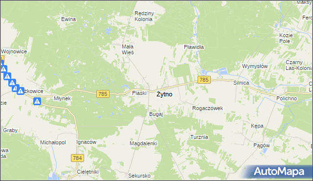 mapa Żytno, Żytno na mapie Targeo