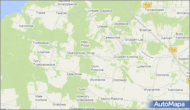 mapa Duży Potok, Duży Potok na mapie Targeo