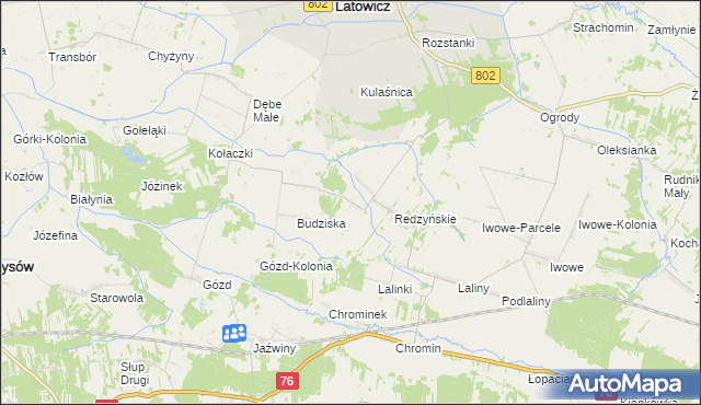 mapa Generałowo, Generałowo na mapie Targeo