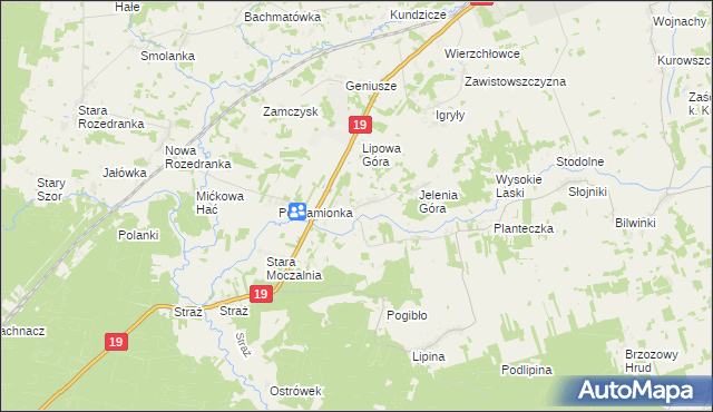 mapa Janowszczyzna, Janowszczyzna na mapie Targeo