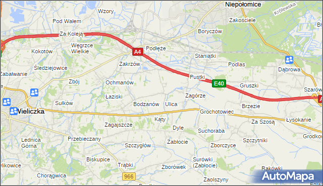 mapa Słomiróg, Słomiróg na mapie Targeo