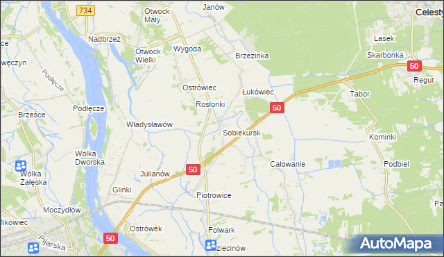 mapa Sobiekursk, Sobiekursk na mapie Targeo