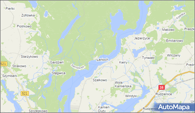 mapa Sarnówek gmina Iława, Sarnówek gmina Iława na mapie Targeo