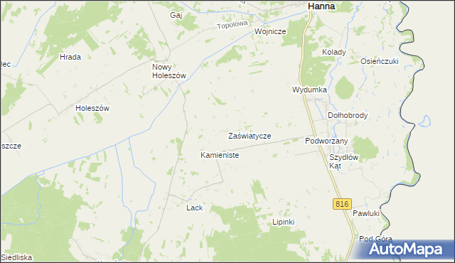 mapa Zaświatycze, Zaświatycze na mapie Targeo