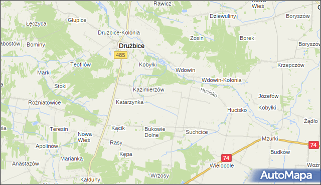 mapa Żbijowa, Żbijowa na mapie Targeo