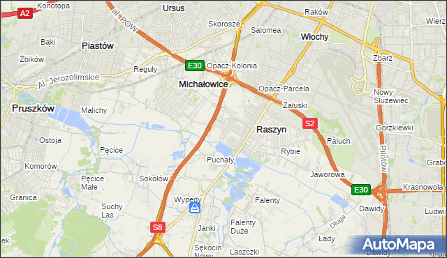 mapa Nowe Grocholice, Nowe Grocholice na mapie Targeo