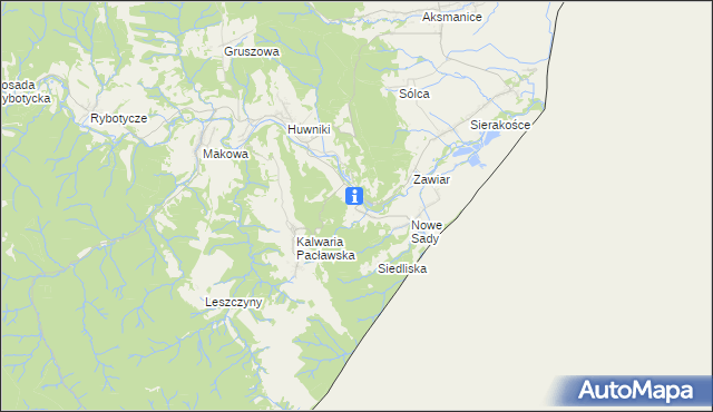 mapa Nowosiółki Dydyńskie, Nowosiółki Dydyńskie na mapie Targeo